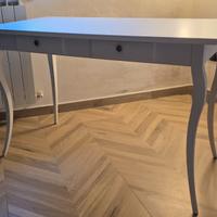 Scrivania Shabby Chic Bianca 120x60