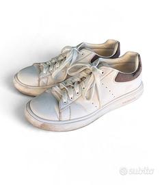 Sneakers Trussardi bianche con dettagli grigi 40