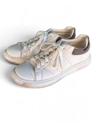 Sneakers Trussardi bianche con dettagli grigi 40