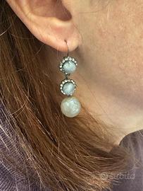 Orecchini vintage con pietre