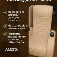Poltrona massaggiante con estensione per i piedi