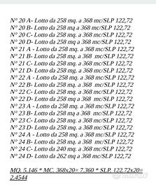 150 valore MC - N° 1A - Lotto da 455 mq
