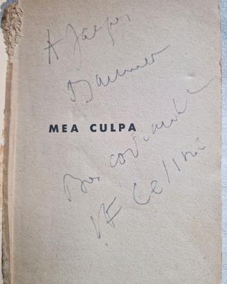 CELINE MEA CULPA Semmelweis Ed.Originale AUTOGRAFO