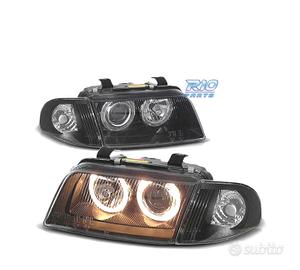FARI PER AUDI A4 B5 94-98 ANGEL EYES CLASSICI NERI