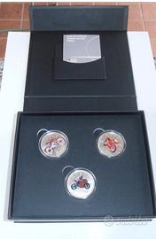 Trittico Ducati con monete d’argento