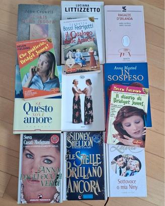 Lotto 12 romanzi rosa, storie di donne