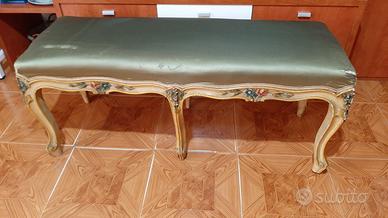 panchina antica da restaurare 