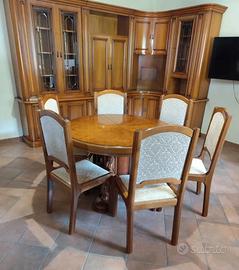 Sala da pranzo e soggiorno completi