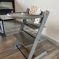 Stokke Tripp Trapp con baby set e vassoio