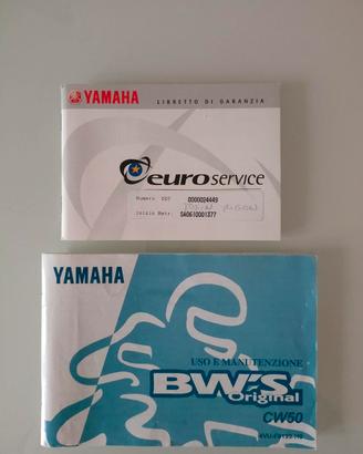 libretto uso booster Yamaha bw's