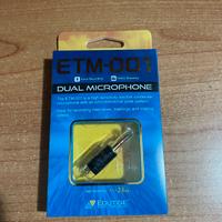 EDUTIGE doppio microfono ETM-001 registrazione
