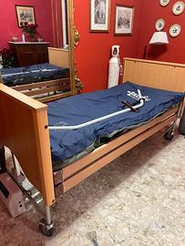 Letto ortopedico elettrico + materasso antidecubit