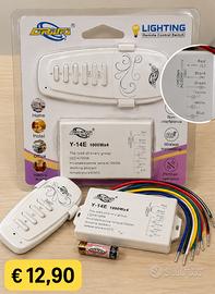 Interruttore Wireless 4 Canali Lampadari e Luci