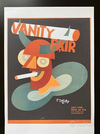 Poster Vanity Fair Depero futurismo A3 vintage