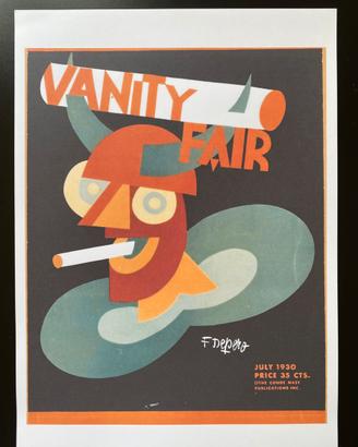 Poster Vanity Fair Depero futurismo A3 vintage