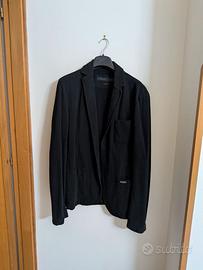 Giacca blazer uomo nera guess