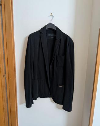 Giacca blazer uomo nera guess