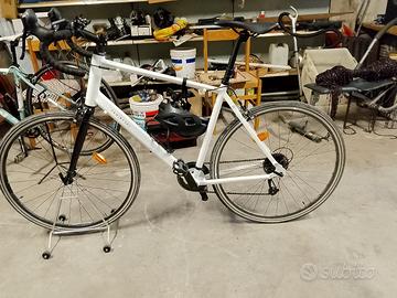 bicicletta EDR easy van  rysel bianca XL