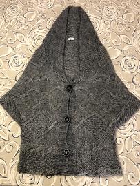 Cardigan corto Donna in lana, tg S, grigio