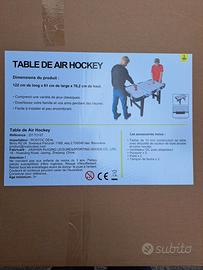 table de air hockey