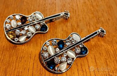 IDEA PENSIERI NATALIZI Spilloni chitarra