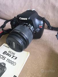 Canon EOS 1100D + Obiettivo 18-55mm + Custodia