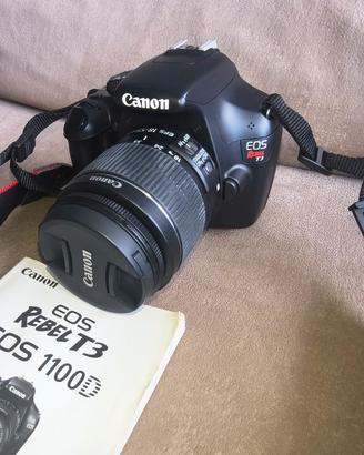 Canon EOS 1100D + Obiettivo 18-55mm + Custodia