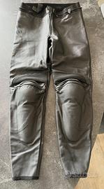 Pantaloni moto in pelle