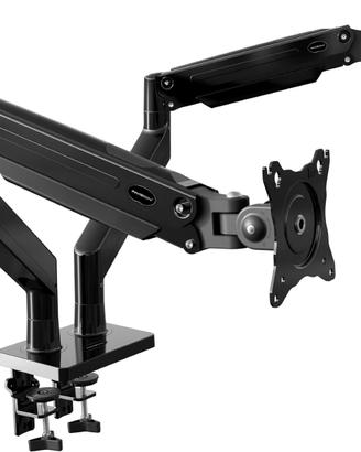 BRACCIO DOPPIO PER MONITOR 22-32 pollici