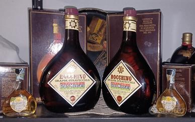 2 RARE GRAPPA BOCCHINO STRAVECCHIA GRAN MOSCATO