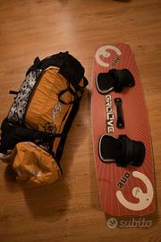 kitesurf (tavola con sacca e kite)