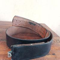Cinturone militare in cuoio. Tedesco.