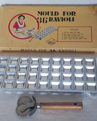 STAMPO RAVIOLI 36 originale vintage "PIO"+ rotella