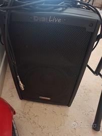 2 casse audio altoparlanti DIGI LIVE 10