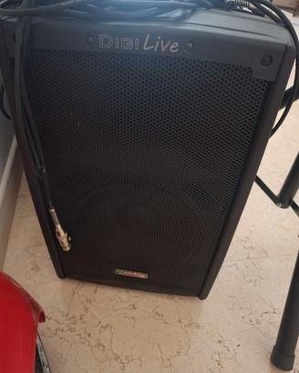 2 casse audio altoparlanti DIGI LIVE 10