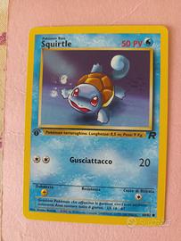 CARTA POKEMON SQUIRTLE 68/82 TEAM ROCKET ITALIA  