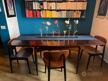 Tavolo Allungabile Vintage Scandinavo Mid-Century