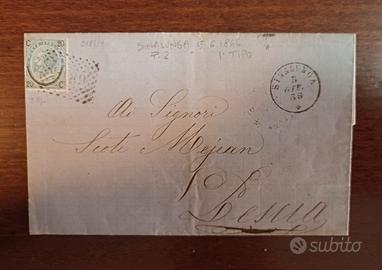 Sovracoperta Regno d'Italia del 5 Giugno 1866