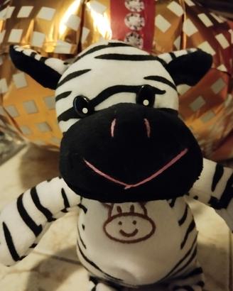 peluche bianco e nero