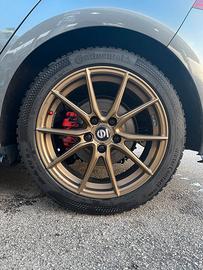 CERCHI SPARCO COMPLETI DI GOMMA INVERNALE VW GOLF