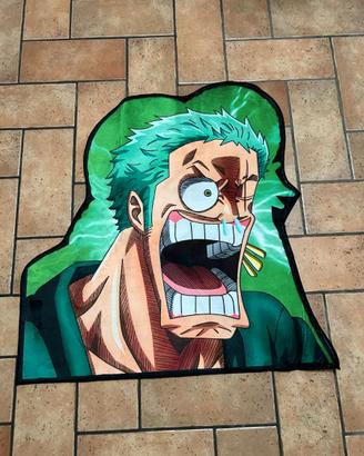 Tappeti Anime OnePiece Zoro funny tessuto magico
