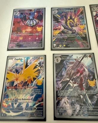 GRENINJA ex 30 anniversairo e altre carte