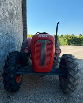TRATTORE CON ARATRO SAME 450