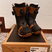 Scarponi snowboard donna o bambino 22cm/36