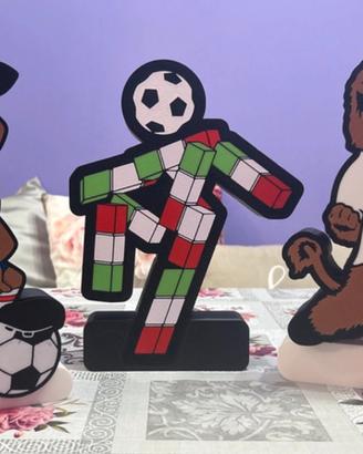 Mascotte Italia 90, Germania 2006 e Usa 94
