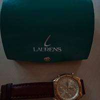 orologio cronografo Laurens placcato oro giallo