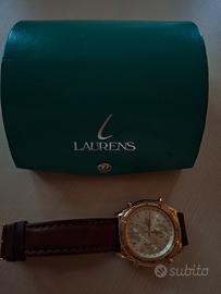 orologio cronografo Laurens placcato oro giallo
