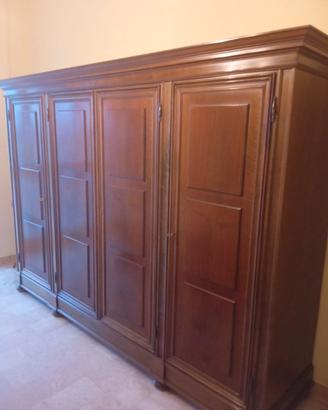 Camera da letto in noce massello anni sessanta