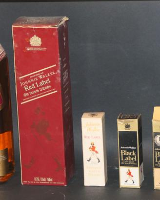 JOHNNIE WALKER scotch whisky - collezione vintage
