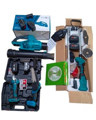 KIT GIARDINAGGIO A BATTERIA 4 in 1 